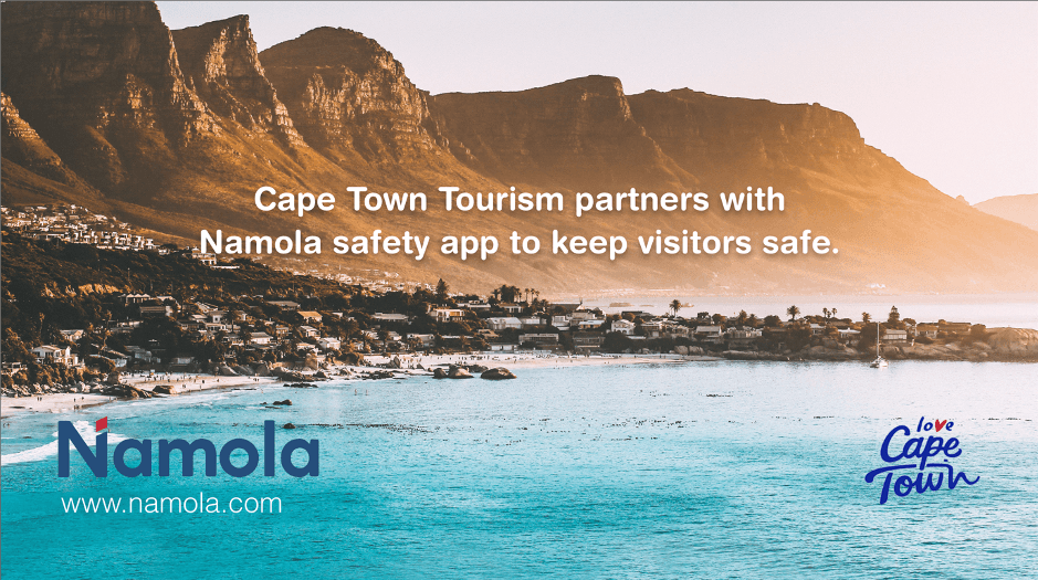 Cape Town Tourism partners with Namola safety app to keep visitors safe cover image