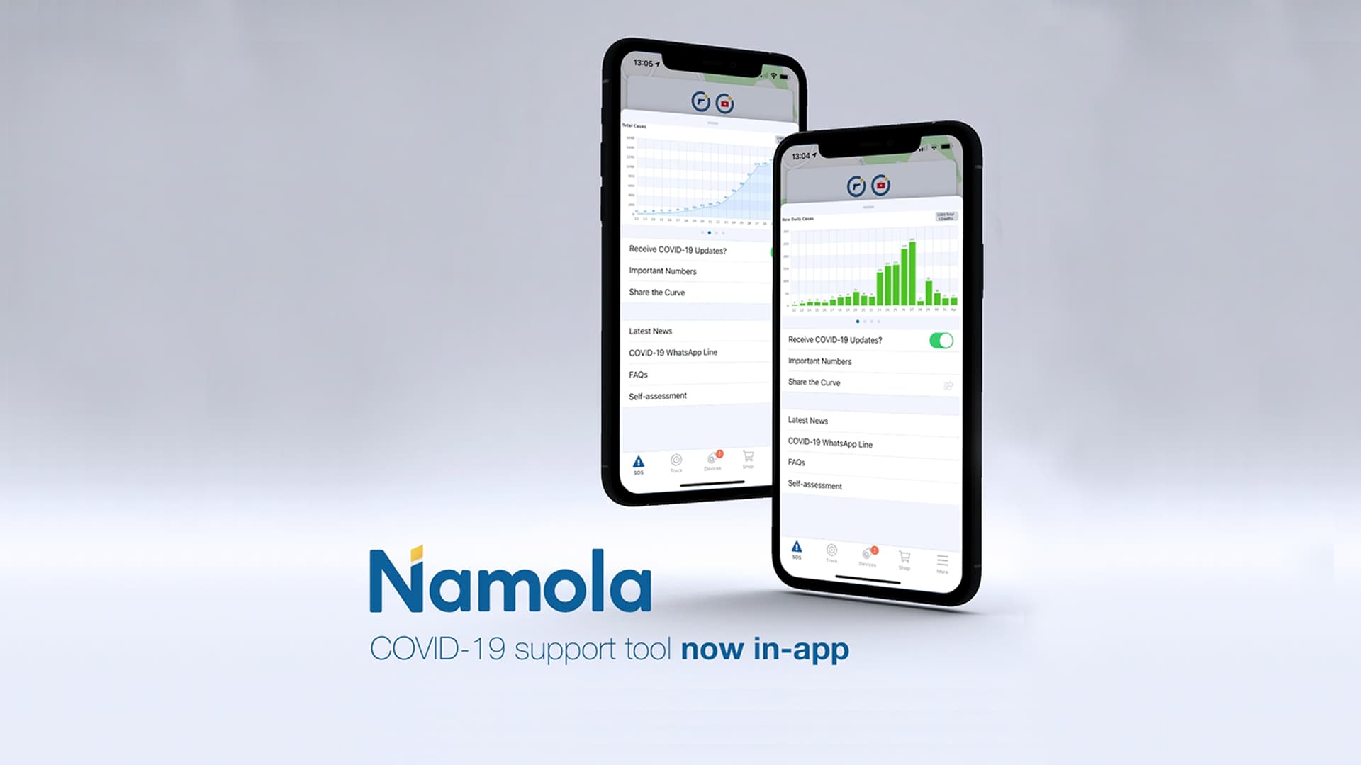 Namola Safety App adds COVID-19 support tools cover image